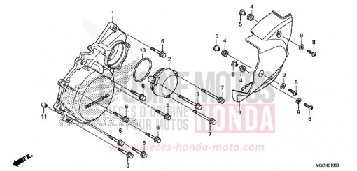 PANNEAU CARTER-MOTEUR G. CB1100CAH de 2017